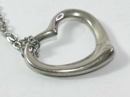 Tiffany & Co. Open Heart 925 Necklace with Non-Original Chain