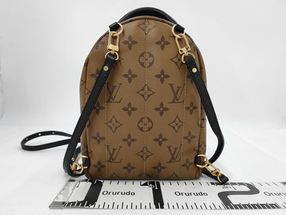 LOUIS VUITTON Monogram Reverse Palm Springs Backpack MINI M44872 FL4197 Brown RFID Enabled Backpack