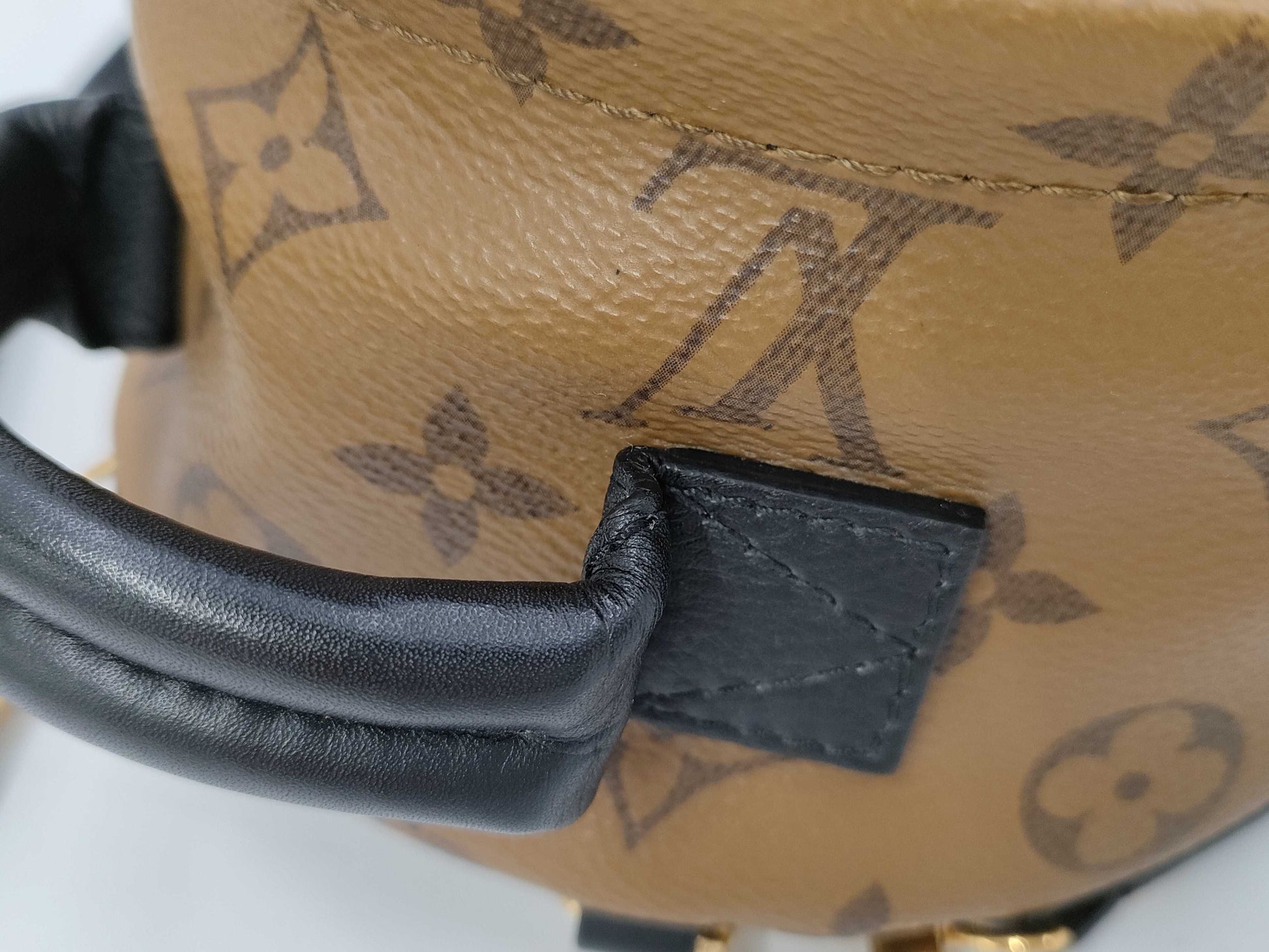 LOUIS VUITTON Monogram Reverse Palm Springs Backpack MINI M44872 FL4197 Brown RFID Enabled Backpack