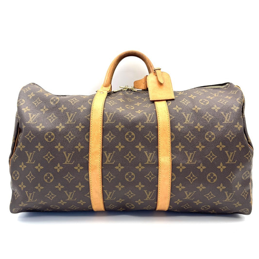 LOUIS VUITTON Monogram Keepall 50 Boston Bag