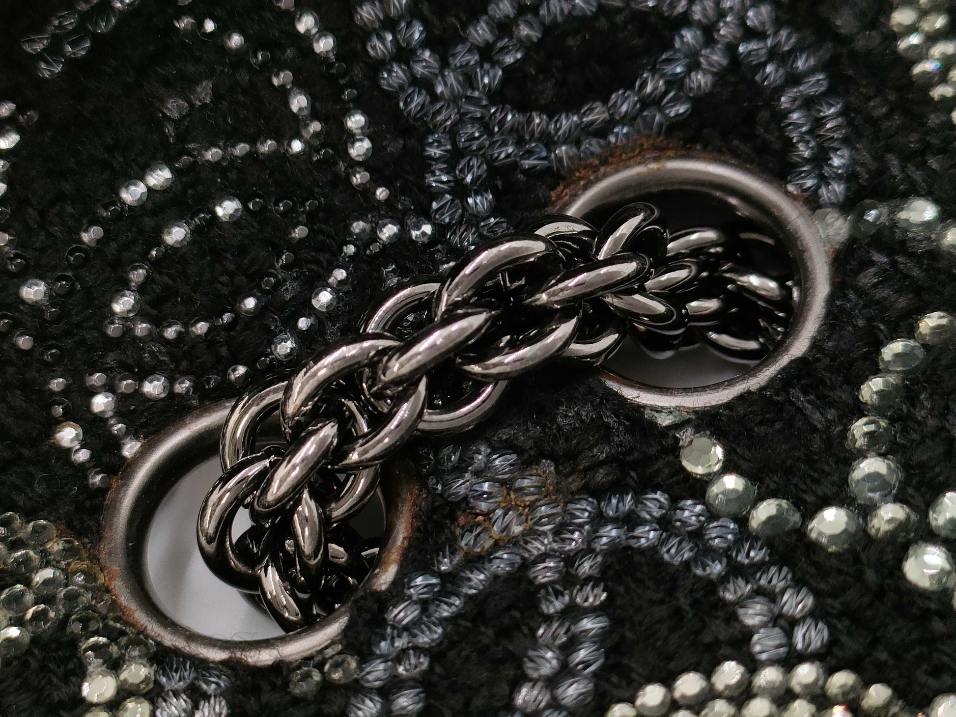 CHANEL Tweed Shoulder Bag from the Paris-Shanghai Collection