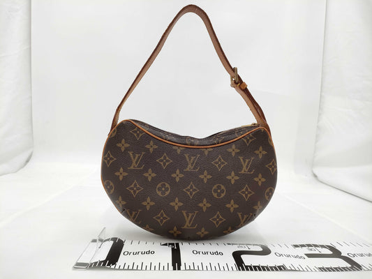 LOUIS VUITTON Monogram Croissant Pochette M51510 Bag