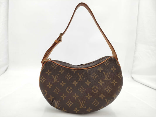 LOUIS VUITTON Monogram Croissant Pochette M51510 Bag