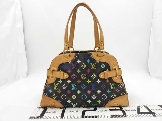 LOUIS VUITTON Monogram Multicolore Claudia Noir Handbag M40194