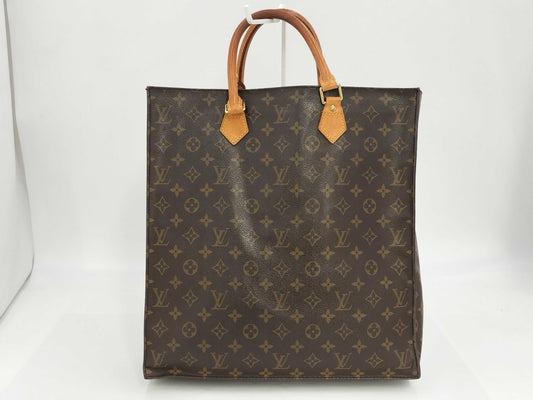 LOUIS VUITTON Monogram Sac Plat Tote Bag