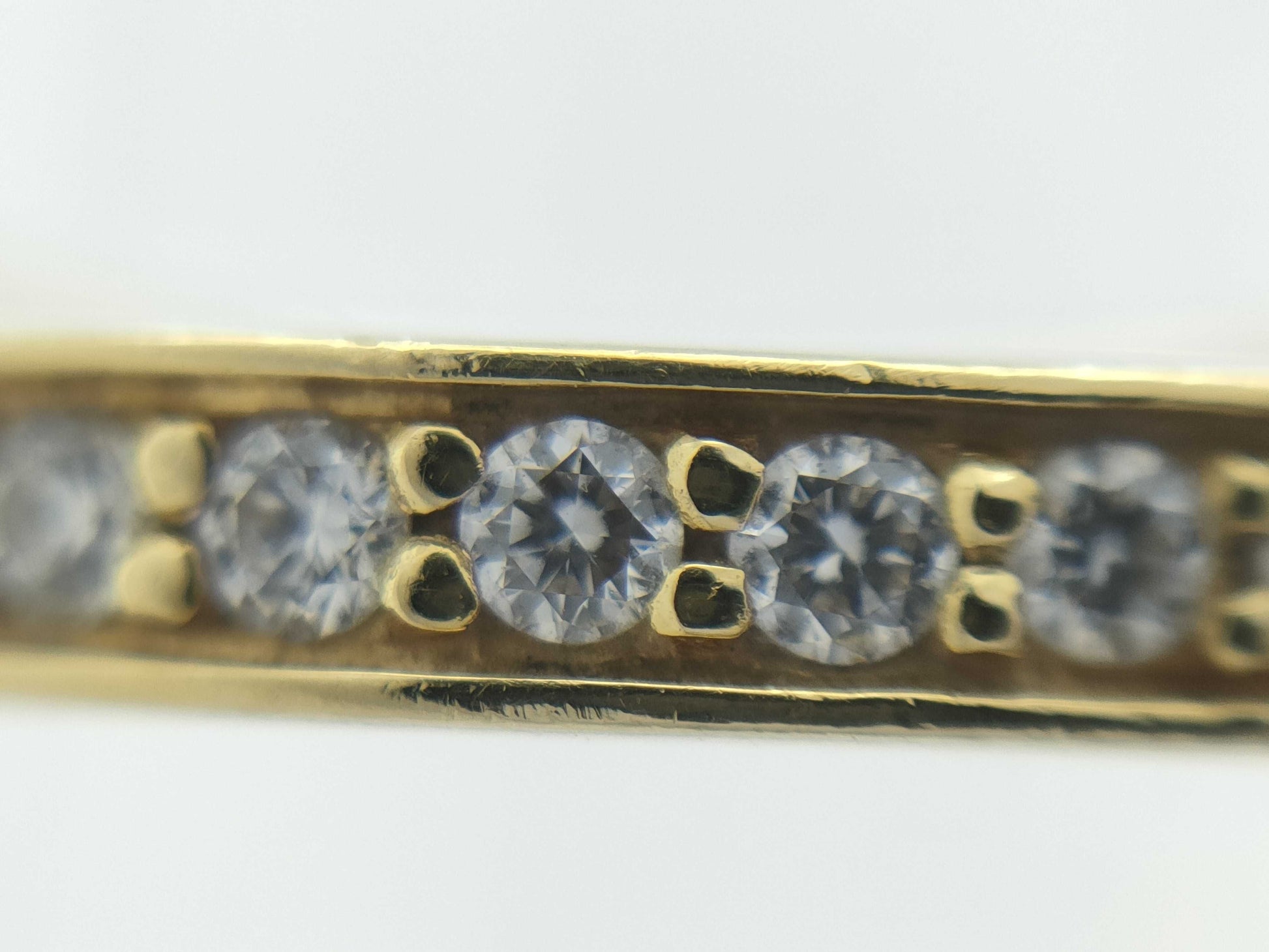 Tiffany & Co. T One Narrow Diamond Ring in Yellow Gold and Au750, 3.8g 