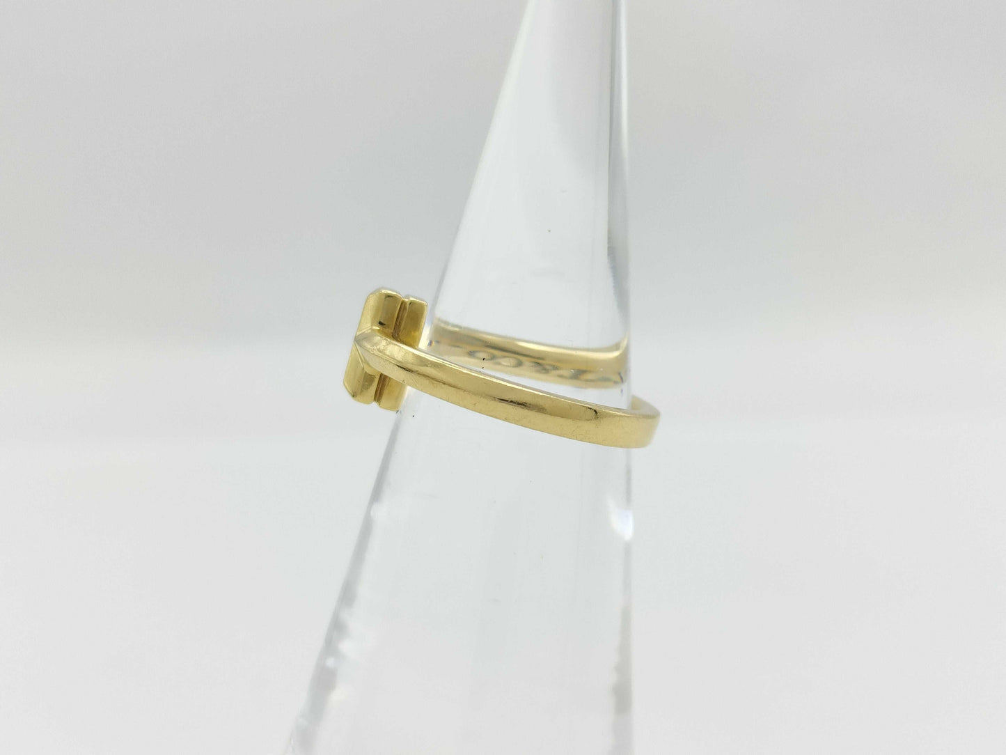 Tiffany & Co. T One Narrow Diamond Ring in Yellow Gold and Au750, 3.8g 