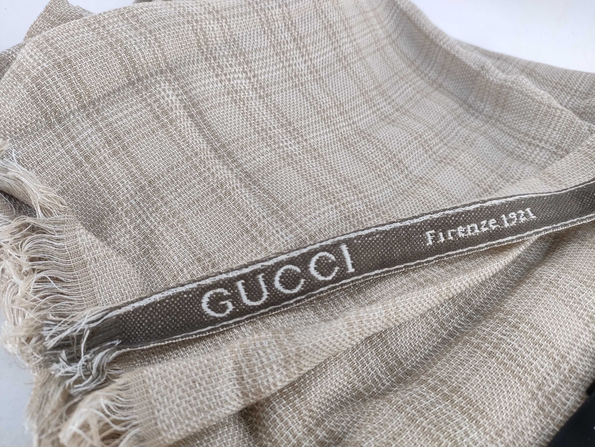 GUCCI GUCCI 70X195 Check Scarf