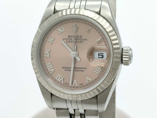 ROLEX 79174 Datejust P116075 Pink Dial Unoperated Women's Watch