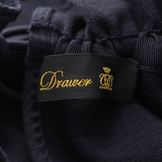 Drawer 24 Wool Ruffle Drawcord Sweatshirt 6512-299-0721 Navy Drawer 1 Tops