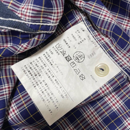 eYe JUNYA WATANABE MAN AD2018 WC-B913 Short Sleeve Check Shirt SS Eye Junya Watanabe XS Tops