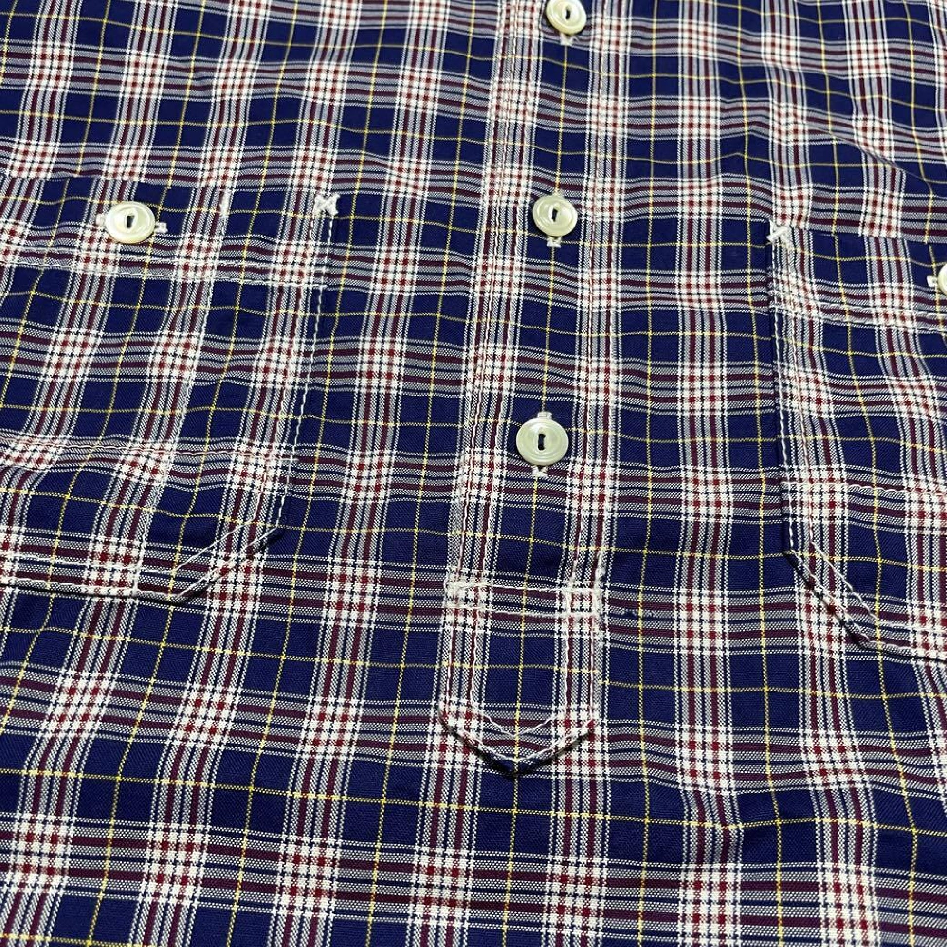 eYe JUNYA WATANABE MAN AD2018 WC-B913 Short Sleeve Check Shirt SS Eye Junya Watanabe XS Tops