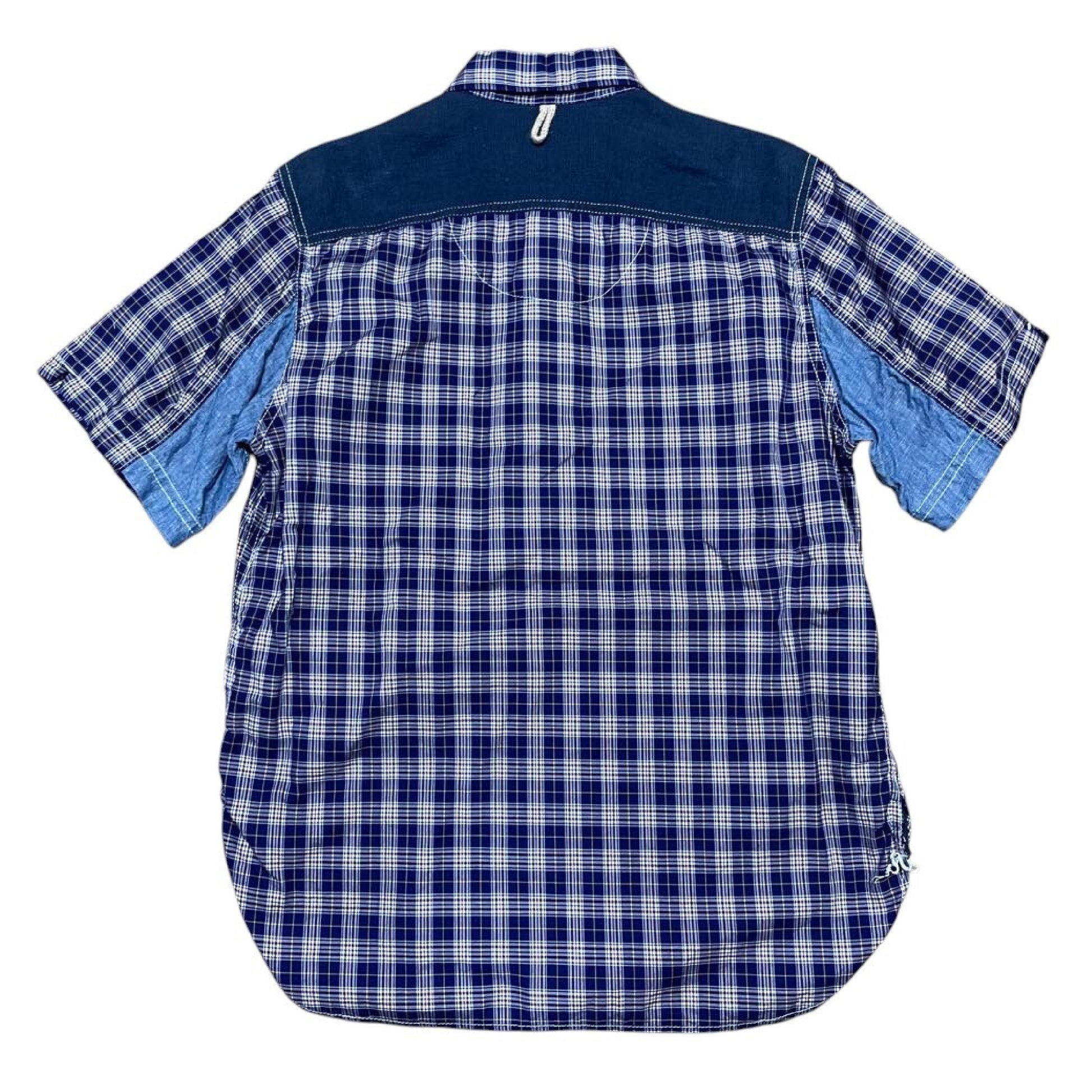 eYe JUNYA WATANABE MAN AD2018 WC-B913 Short Sleeve Check Shirt SS Eye Junya Watanabe XS Tops