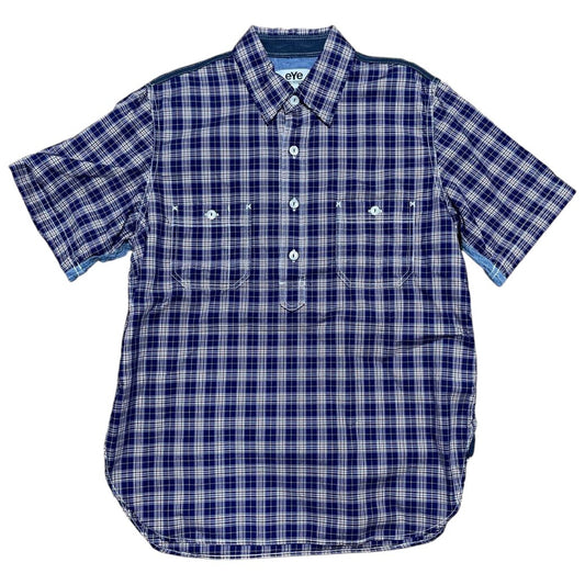 eYe JUNYA WATANABE MAN AD2018 WC-B913 Short Sleeve Check Shirt SS Eye Junya Watanabe XS Tops