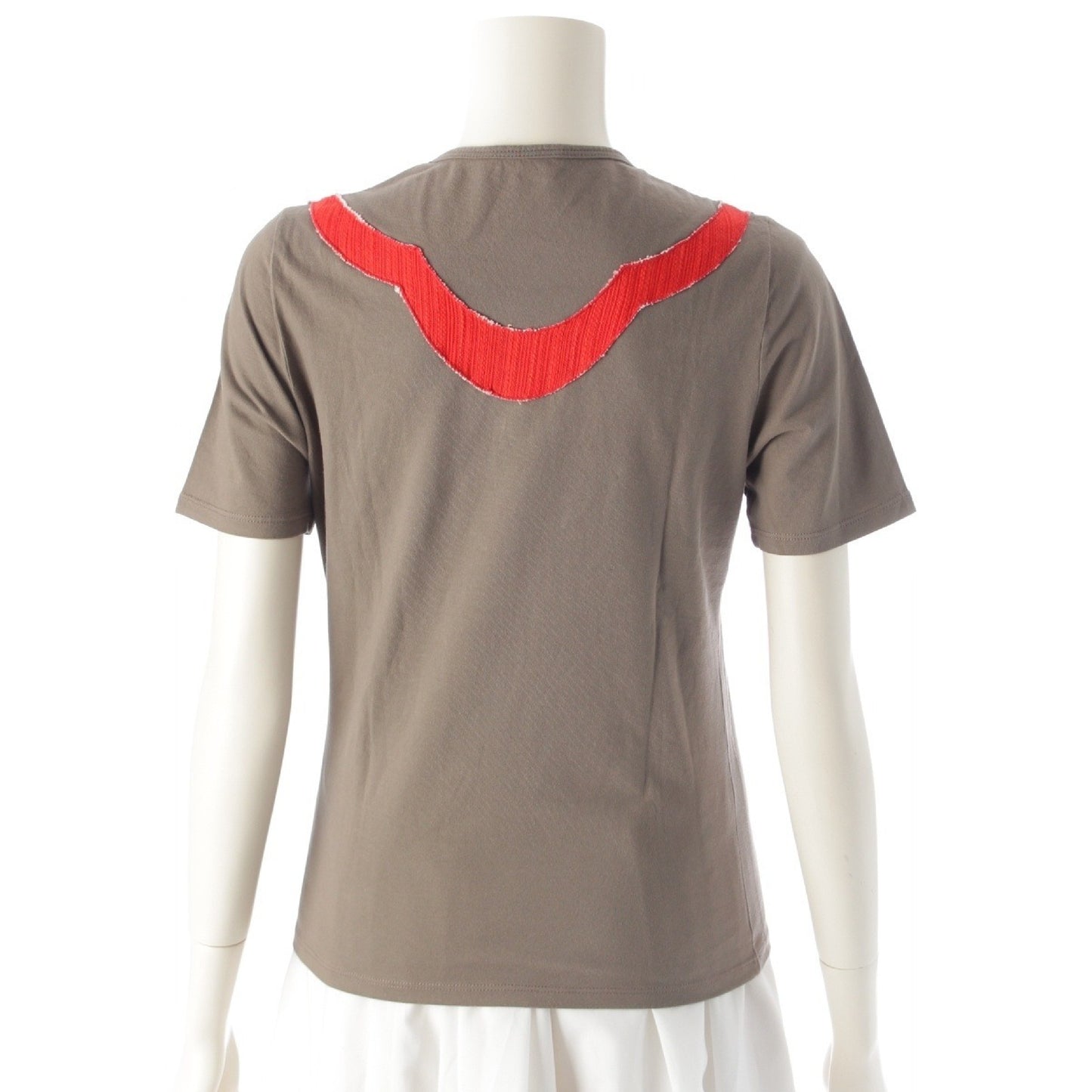 miu miu MIUMIU Beaded Appliqué Short-Sleeve Tee Jeweled Appliqué M T-shirt