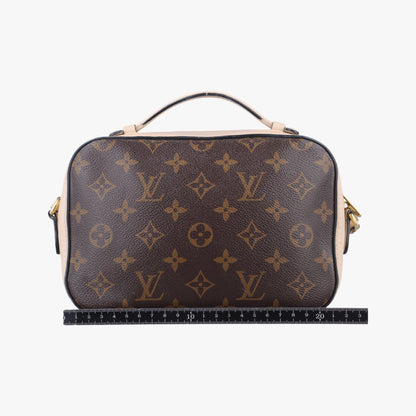 LOUIS VUITTON Saintonge Monogram/Brown x Creme Monogram Canvas x Calf Leather M43559CA0128 Handbag