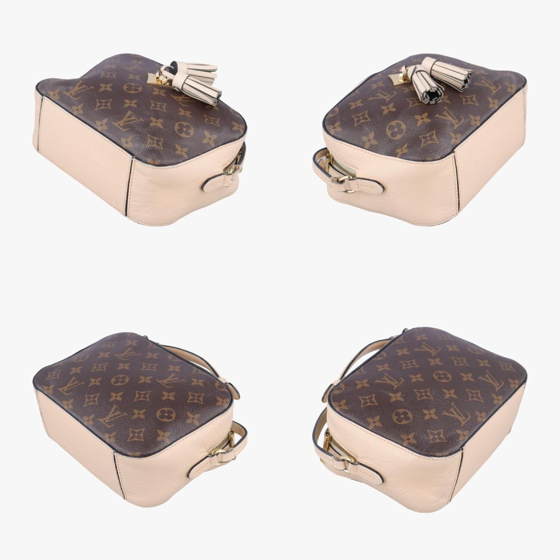 LOUIS VUITTON Saintonge Monogram/Brown x Creme Monogram Canvas x Calf Leather M43559CA0128 Handbag