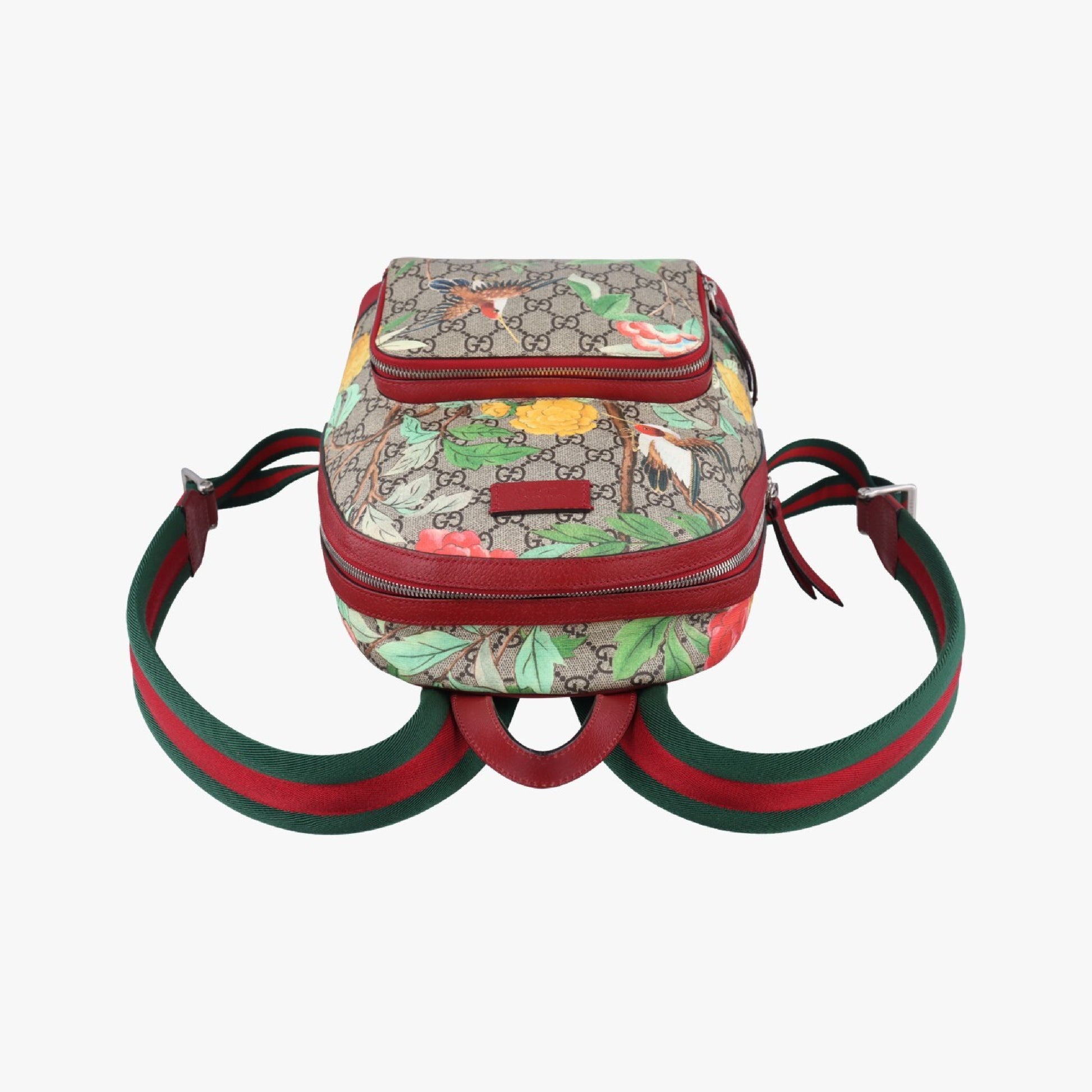 GUCCI GG Supreme Tian Multicolor PVC Coated Canvas Backpack 427042D021368742