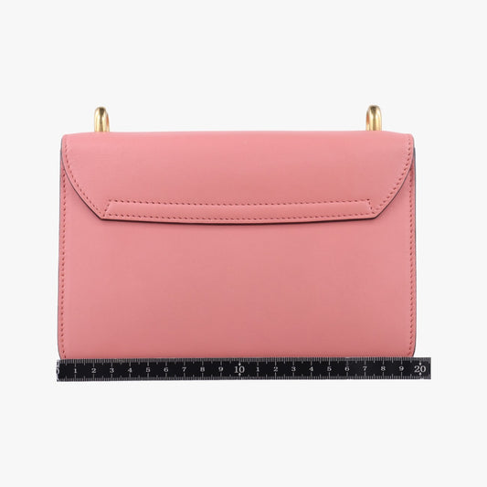 GUCCI Pearly Peony Pink Leather Shoulder Bag 432682H019776588