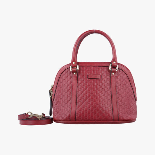 GUCCI Micro Guccissima Red Leather Shoulder Bag 449654F022015637