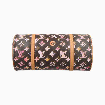 LOUIS VUITTON Papillon GM Monogram/Brown x Multi Monogram Watercolor Tote Bag M95753 MB2028