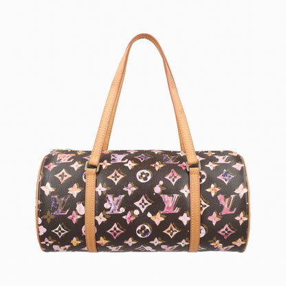 LOUIS VUITTON Papillon GM Monogram/Brown x Multi Monogram Watercolor Tote Bag M95753 MB2028