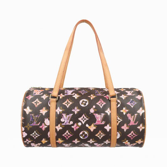 LOUIS VUITTON Papillon GM Monogram/Brown x Multi Monogram Watercolor Tote Bag M95753 MB2028