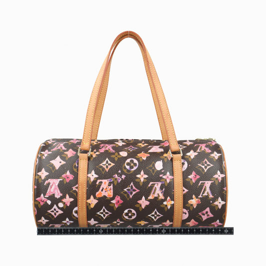 LOUIS VUITTON Papillon GM Monogram/Brown x Multi Monogram Watercolor Tote Bag M95753 MB2028