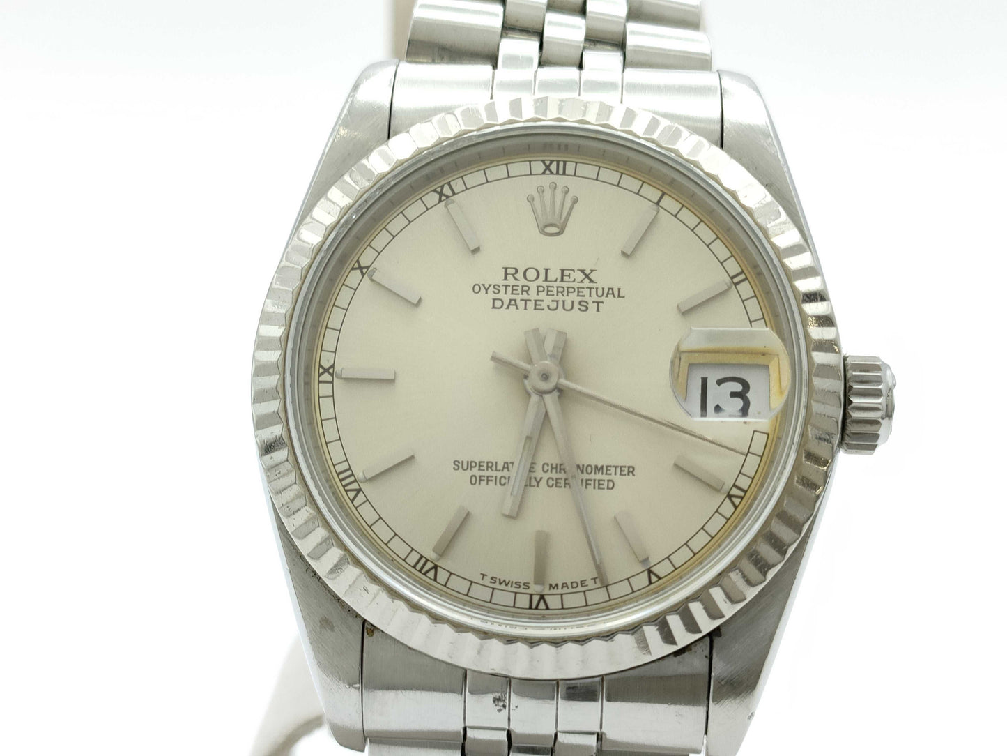 ROLEX Datejust 68274 N462859 Silver Dial Women's Watch