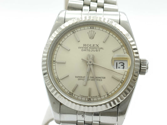 ROLEX Datejust 68274 N462859 Silver Dial Women's Watch