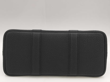 HERMES Garden Party 30 TPM Noir Black Negonda W Stamped Tote Bag