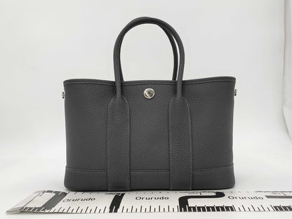 HERMES Neo Garden 23 Negonda Ardoise K Stamped Tote Bag