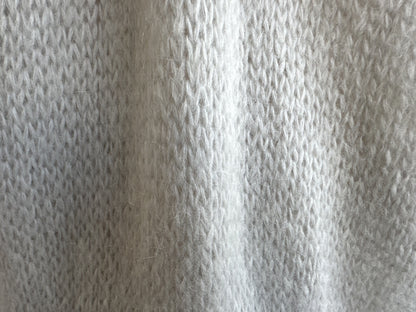 LOEWE Gray Mohair Oversized Knit Vest, Size XS