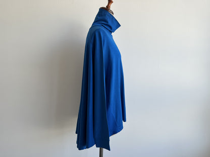 COGTHEBIGSMOKE Back Flare Turtleneck Top Blue Top
