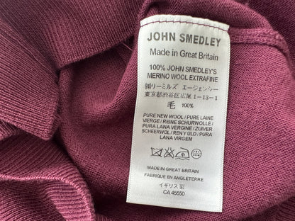 JOHN SMEDLEY John Smedley Classic Crew Neck Cardigan, Women's Size Small