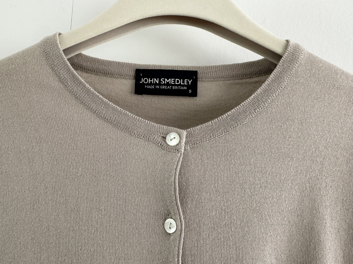JOHN SMEDLEY John Smedley Classic Crew Neck Cardigan, Women's Size Small