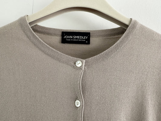 JOHN SMEDLEY John Smedley Classic Crew Neck Cardigan, Women's Size Small