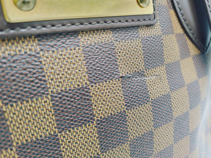 LOUIS VUITTON Damier Hampstead MM N51204 SP0067 PVC Brown Tote Bag