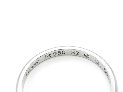 Cartier Band #52 PT950 2.5g Ring 