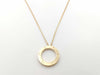 Cartier Love Circle YG 750 13.3g Necklace 
