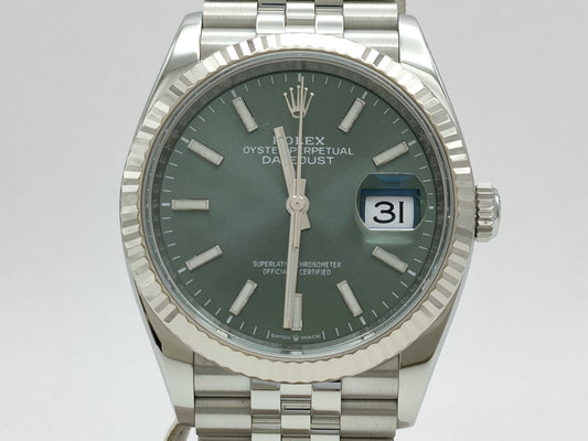 ROLEX Datejust 126234 Y633Y093 Mint Green Men's Watch