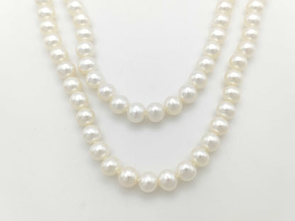 Tiffany & Co. Semi-Round Pearl Necklace, Approx. 7.3-8.5mm Diameter, 925, 206.5g 
