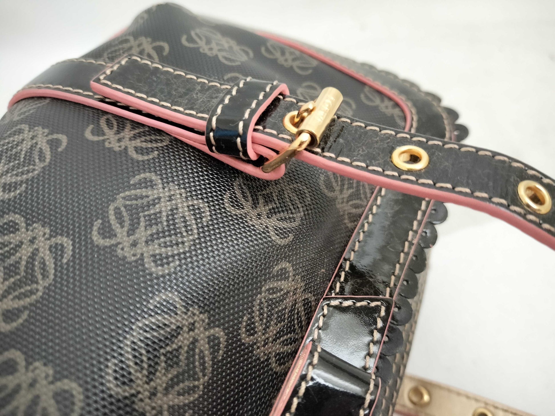 LOEWE Loewe Anagram Boston Handbag