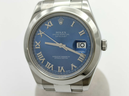 ROLEX Datejust II 116300 77ZV7169 Azzurro Blue Men's Watch
