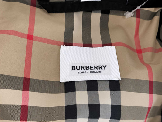 BURBERRY London England Nylon Taffeta Coat with Garment Case, Size 36