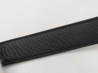 HERMES Lindy Mini Shoulder Bag in Black with Gold Hardware and Double Stamp