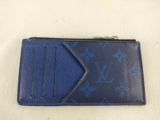 LOUIS VUITTON LOUIS VUITTON Coin and Card Holder Taigarama Coin Case