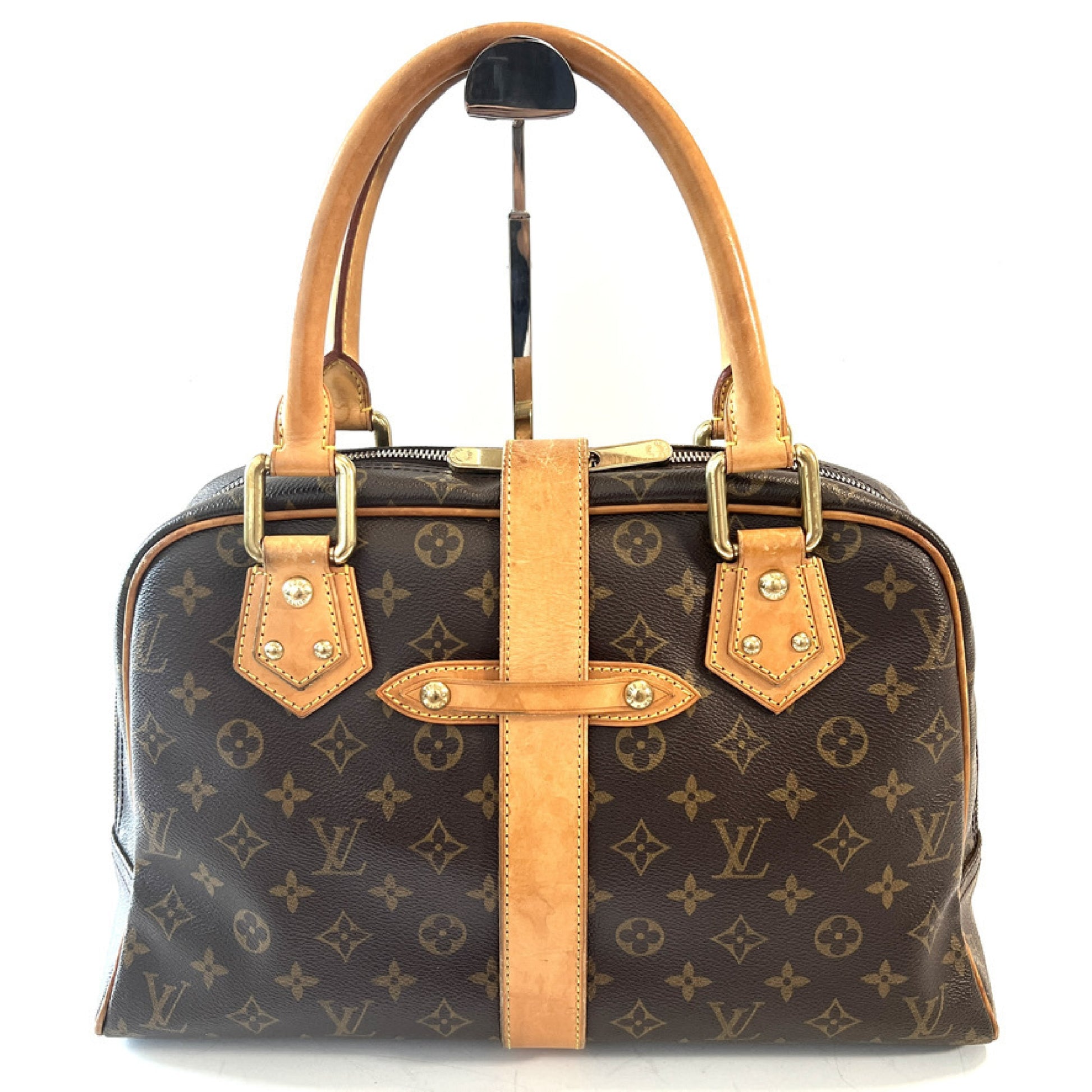 LOUIS VUITTON Manhattan GM Monogram Boston Brown M40025 Handbag