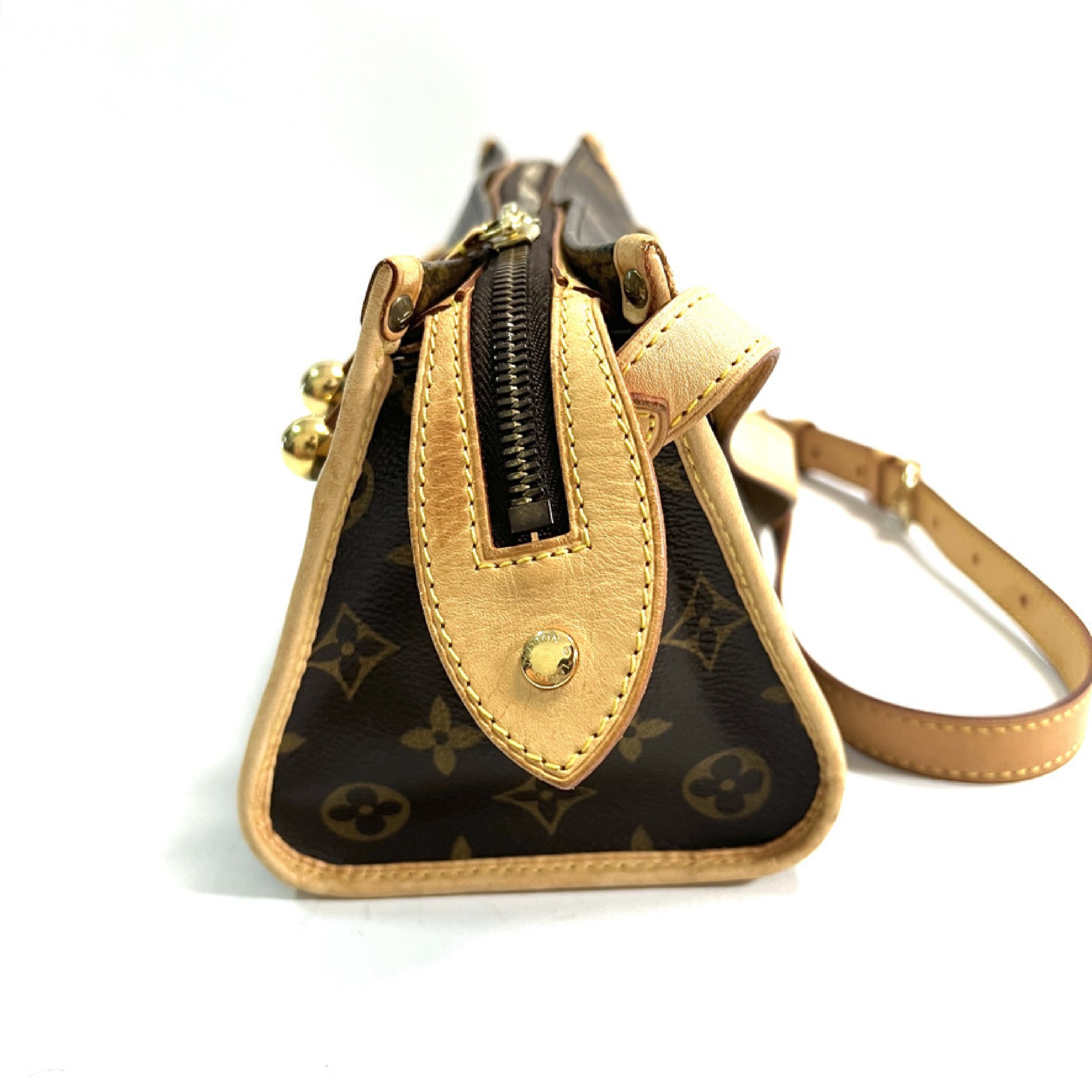 LOUIS VUITTON Monogram Popincourt Long Brown Shoulder Bag M40008
