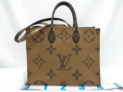 LOUIS VUITTON Monogram On the Go Handbag Tote Bag